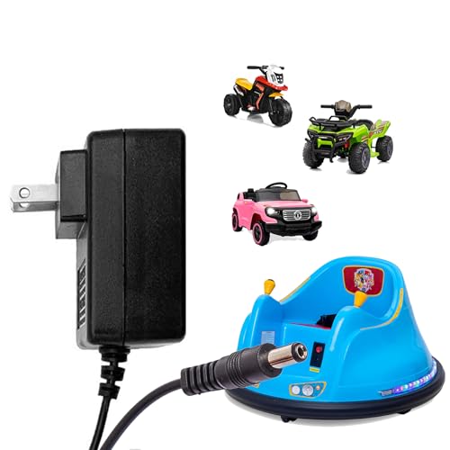 Universal 6V Bumper Car Charger for Flybar, Charger for Kidzone Bumper Car,6V Battery Charger for Ride on Car Best Choice Products SUV Powered Accessories (6Volt 1A)