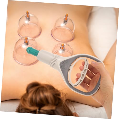 Herramienta de ventosa grande para cupping, mango de succión para terapia china, accesorios fáciles de usar miniatura 4