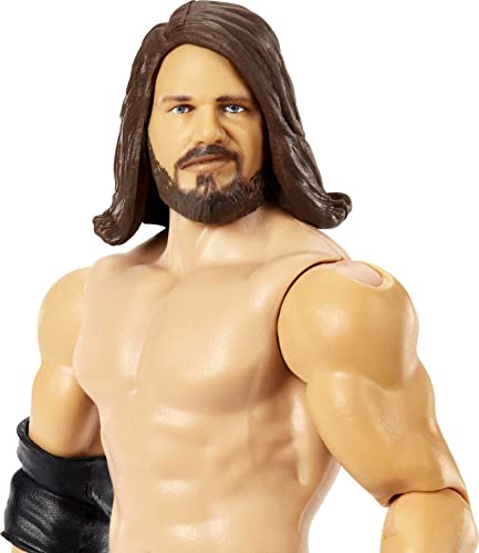 WWE Basic Aj Styles Action Figure, Posable 6-inch Collectible for Ages 6 Years Old & Up, Multicolor - Image 2