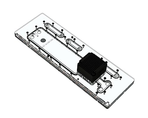 Bykski Distro Plate (RGV-NZXT-H9 Flow-P-K) NZXT H9t[p - PMMA w/5v AhX\ RGB(RBW) - A[}[tDDC|v