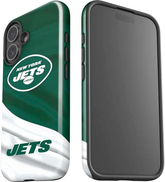 Skinit Impact Phone Case Compatible with iPhone 16 - Officially Licensed NFL New York Jets Design
