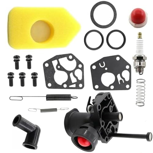 Kit carburateur pour tondeuse à gazon 499809 498809A 494406 et filtre à air 698369 Ressort de régulateur 691859 692211 Membrane 795083 495770