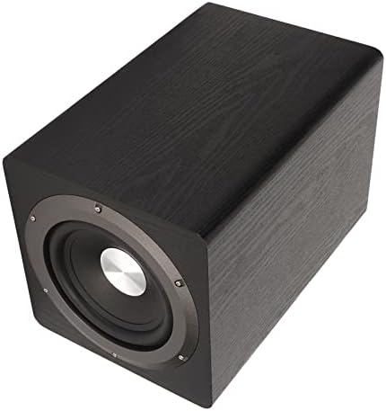 Deep Bass Subwoofer, Turbocharged Black US Plug 100‑240V 100W High Power Output HiFi Enhance Bass 6.5 Inch Powered Subwoofer for Home