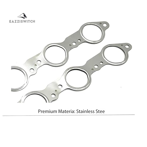 Image of LS Exhaust Manifold Gasket & Bolt Kit:Fits LS 4.8L 5.3L 5.7L 6.0L 6.2L | Replaces 12617944, 12558573, 12600530, 12620947 - Compatible with Silverado, Sierra, Suburban, Yukon, CTS, Escalade