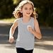Juephe Soft Undershirt Tank Top Cotton Undershirt Sleeveless Shirts for Kids Girls Or Boys Grey