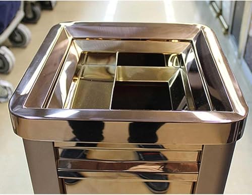 PLMNBQWE Großer quadratischer Mülleimer mit abnehmbarem, praktischem Abfalleimer für Gewerbegebäude, Garten und Außenbereich, langlebiger, bodenstehender Mülleimer B – Bild 4