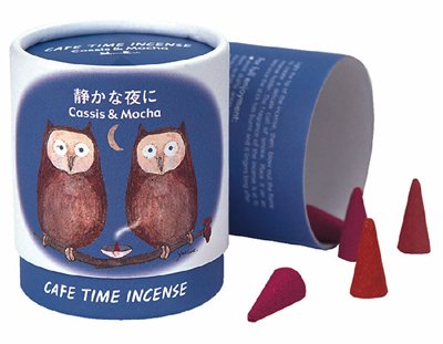 Nippon Kodo Cafe Time Incense Cones - Japanese Relaxation Scents, 10 Count