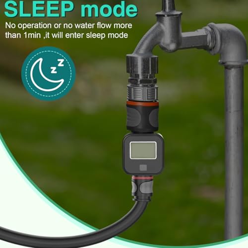 Débitmètre d'eau numérique et compteur d'eau haute précision pour arrosage