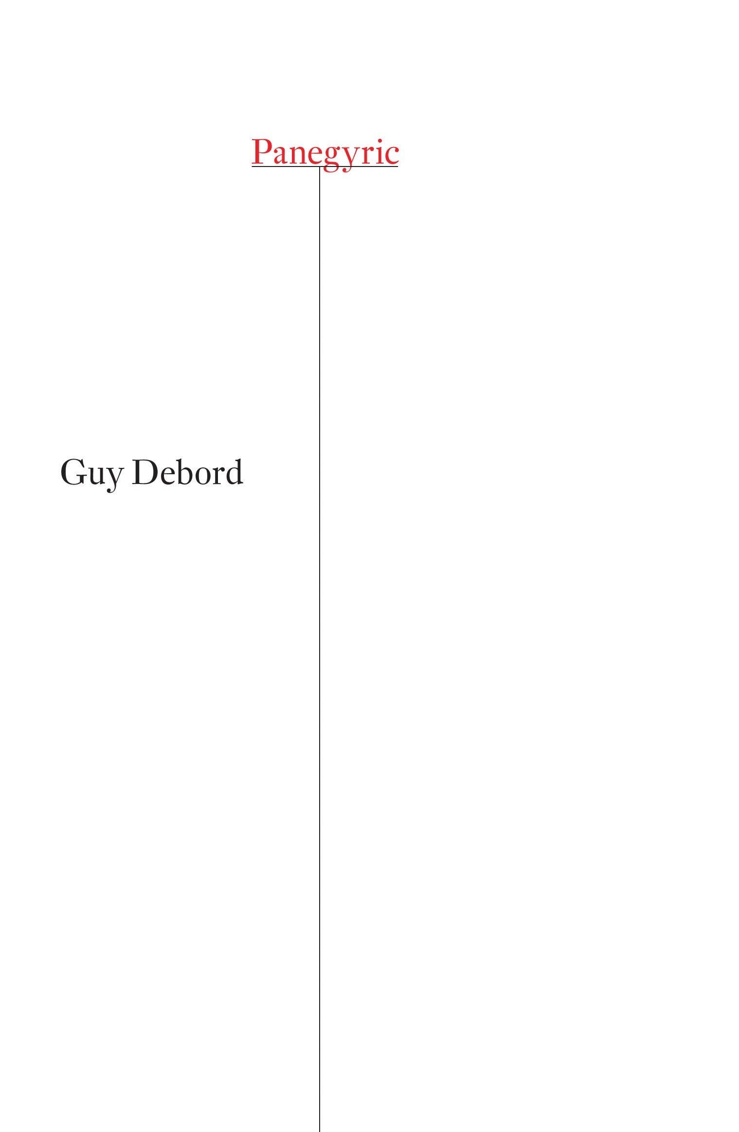 Panegyric: 1&2: Volumes 1 & 2 (Radical Thinkers)