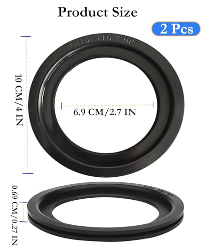 Image of RV Toilet Seal Replacement 2-Pack for Dometic 300 /310 /320 Toilets, High-Grade Flush Ball Seal Gasket Kit 385311658 - Durable Rubber, Easy Installation, Fix Leakage & Odor, for Camper /Travel Trailers