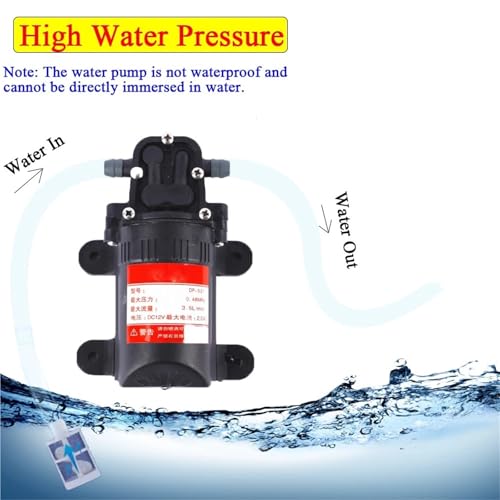 Mini haute pression 12V pompe à eau agricole portable contre pannes