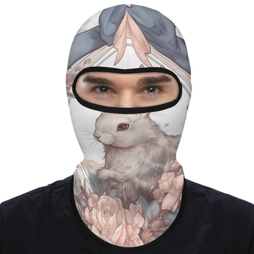 Balaclava para hombre y mujer, máscara de ski con diseño flexible y multifuncional miniatura 1