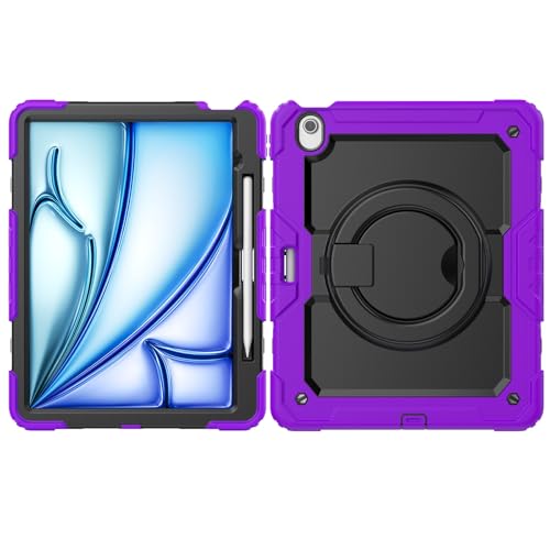 Coque iPad Air 13 M3 2025 violette idéale pour cuisiner et voyager en toute sécurité