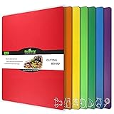 Kunststoff-Schneidebretter für die Küche, Fotouzy Flexible Schneidematten Spülmaschinengeeignet...