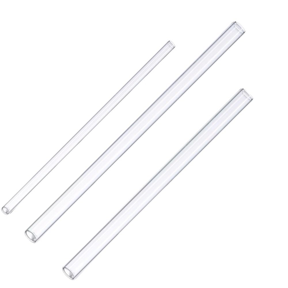 Transparente Glasröhre 1 Stück Rohrschauglas Kesselteile Zylinder, rundes gerades Glasrohr mit hohem Borosilikatgehalt, Höhe 200 mm(85x9mm)