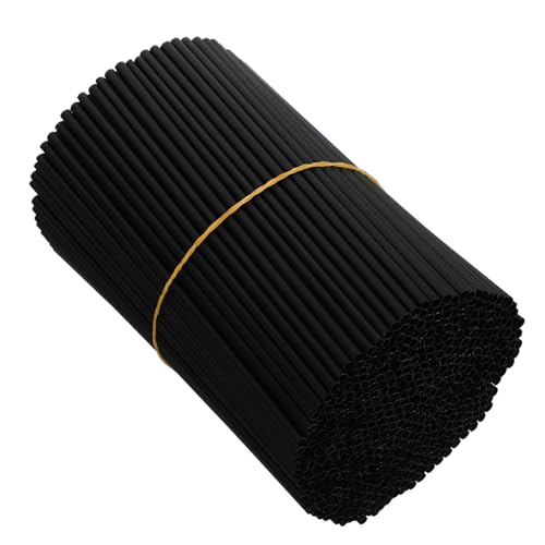 1000 Pitillos Negros Descartables 13 cm miniatura 1