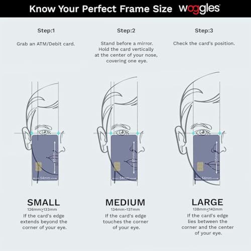 Woggles | Full Rim Square Branded Latest and Stylish Sunglasses | Polarized and 100% UV Protected | Men & Women | Medium | Lens: Black, Frame: Black - Image 4