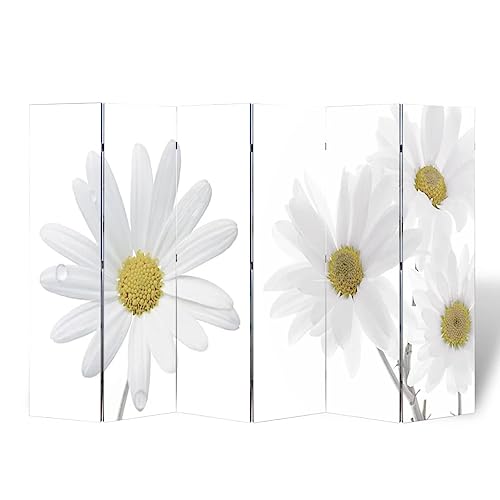 ZQQLVOO Bedroom Panel Screens Paravent séparateur de pièce pliable 217 x 170 cm Fleur