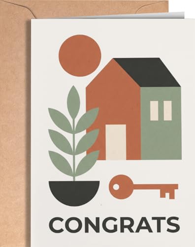 Carte Nouvelle Maison, Félicitations Emménagement NUM 438
