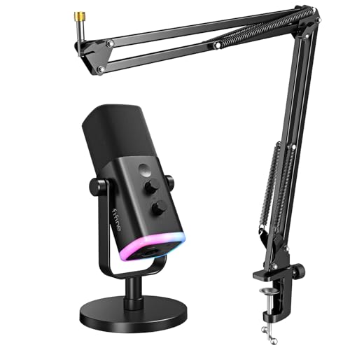 Amazon.com: FIFINE Dynamic Gaming Mic and Microphone Arm Stand Kit