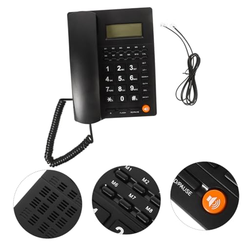 Téléphone à gros boutons STOBOK écran rétroéclairé et numérotation simplifiée - 4