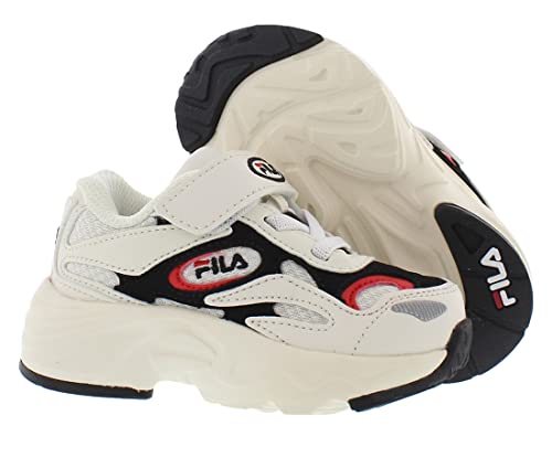 Fila Hysteria 1999 Td Baby Boys Shoes Size 8, Color: Cream/Black/Red2
