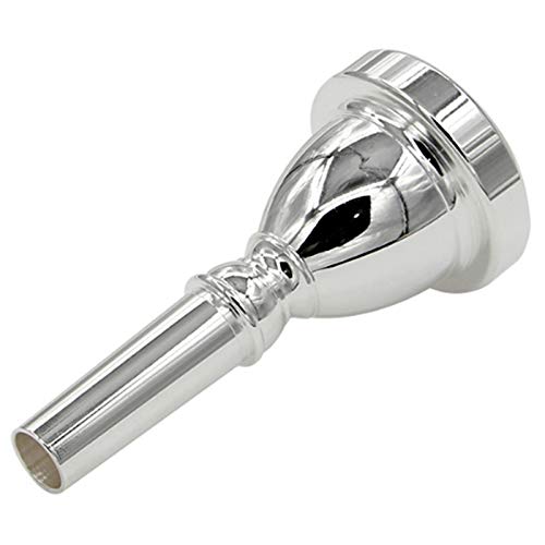 Graootoly Mouth Holding Mouthpiece Tuba Mouthpiece Silver Plated Mouthpiece