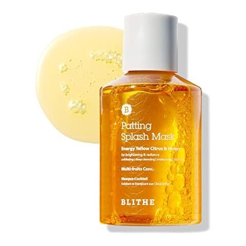Mascarilla facial BLITHE Patting Splash Mask Peeling Lavado de cara con miel amarilla Cover