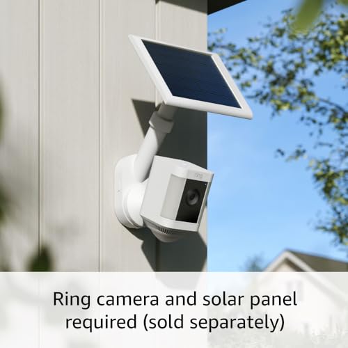Image of All-New Ring Pole and Wall Mount for Cameras and Solar Panels, White
