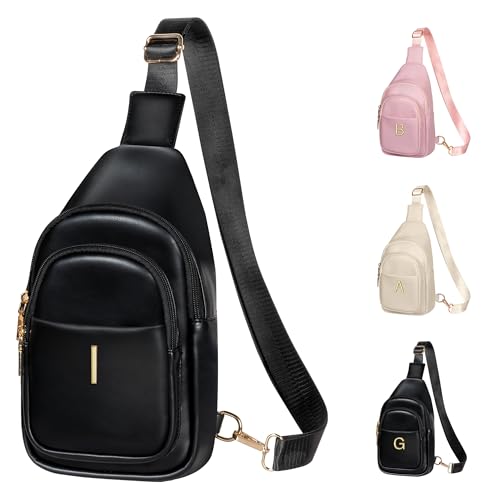 Image of Teen Girl Gifts Trendy Stuff, Initial Crossbody Sling Bag