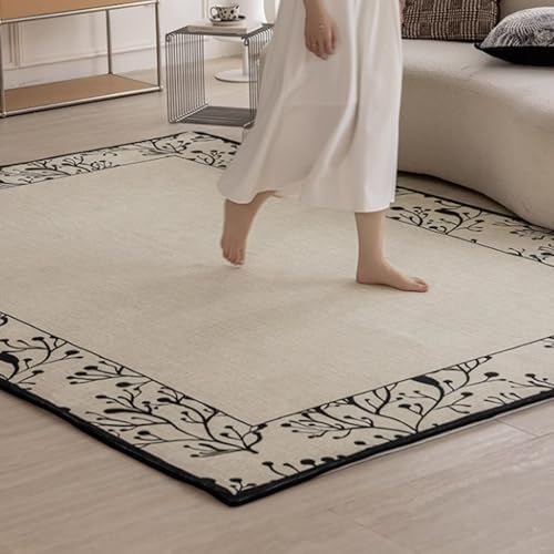 Graphene Electric Heating Carpet, 60-Level Adjustable Heated Floor Mat, Washable Area Rug with Timer, Large 140x200cm for Cozy Home Comfort, Color 5