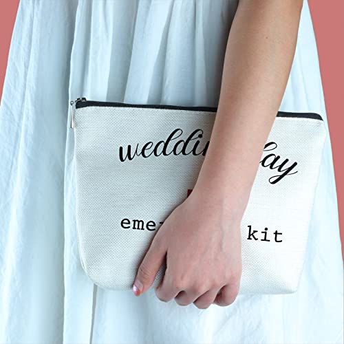 Bridal Shower Gifts: Travel Makeup Bag & Wedding Day Emergency Kit for Bride & Sister or Best Friend3