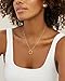 Picuzzy Layered 14K Gold Plated Choker Necklaces for Women, Stackable Stacked Stacking Layering Dainty Necklace Beach Circle Paperclip Cute Pendant Chain Necklaces Trendy Jewelry Set for Women