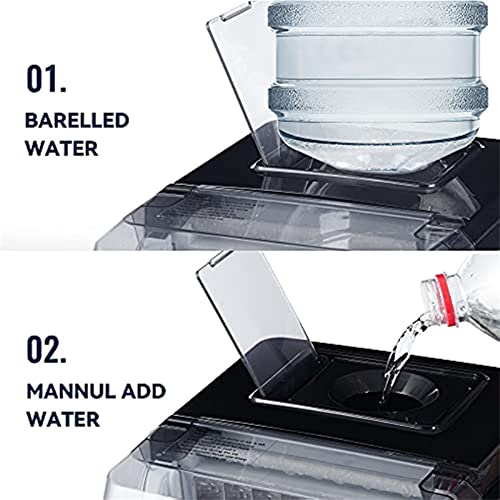 Máquina para fabricar hielo de encimera 44 lb 25X26X37 cm miniatura 6