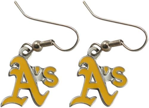 Oakland Athletics Ladies Team Logo Dangle Earrings
