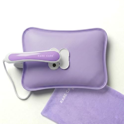 Image of Electric Hot Water Bag For Pain Relief With Velvet Sleeve Heating Pad | 1 Year Warranty | Electric Heating Pad with 6 Layer Cover | Fast Gel Hot Bag (Royal Lavender)