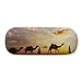 All the Way to the Silk Road Camel Desert Glasses Case Eyeglasses Hard Shell Storage Spectacle Box