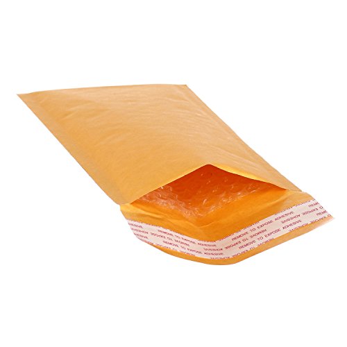 XSY Kraft Burbuja Mailer Sobres Acolchados Postales Pequeños Envios Bolsas 75 x 150mm - 10 Unidades