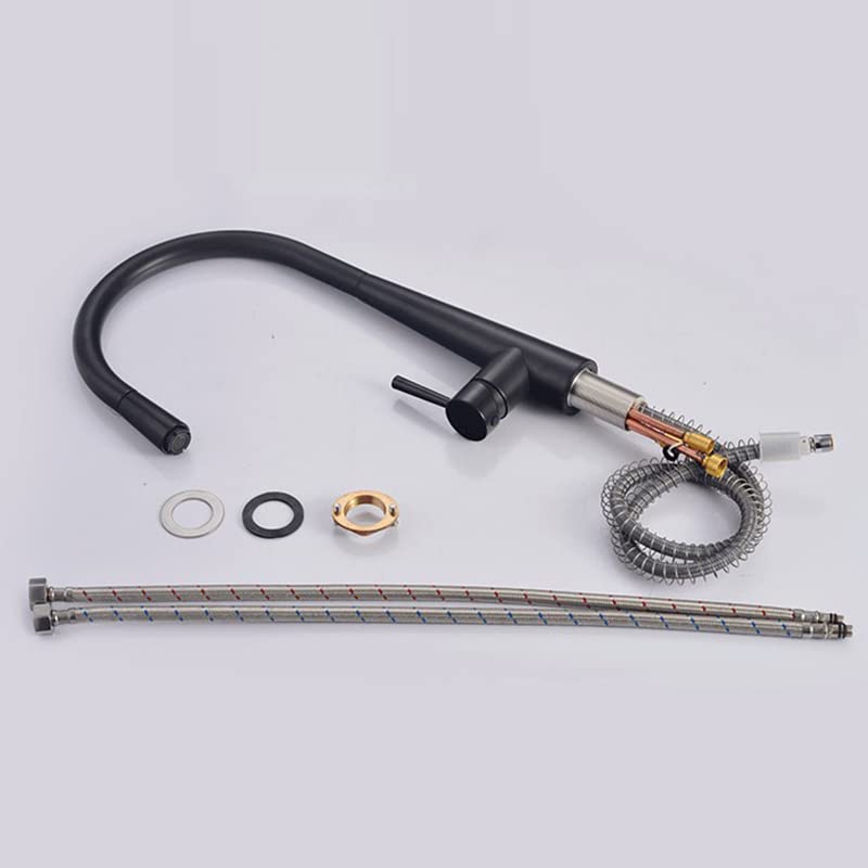 Grifo para ollas de latón antiguo monomando extensible de pared 7
