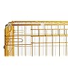 HOMEY-PET-INC-Gold-Color-Dog-Crate-with-or-Without-Floor-Grid Gold Color Dog Crate