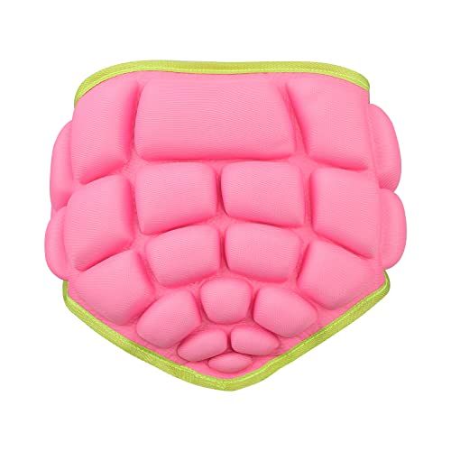 RONGXINUS Children Skating Butt Protective Short Skateboard Hip Pad Short Sport Padded Butt Pad Short Pant for Skiing Skating Snowboard Pink