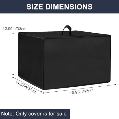 Image of Heavy Duty Air Fryer Toaster Oven Dust Cover for Ninja French Door Premier Air Fryer Oven FO101 20.3QT,16.93 inchDx14.57 inchWx12.99 inchH, 600D nylon w /12m Foil, Heat-Resistant Waterproof Oil-Proof
