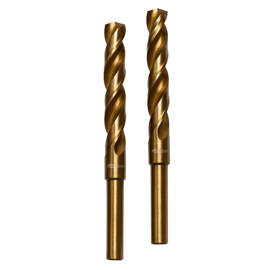 Premium Quality HSS M35 Cobalt 5% Metal Twist Jobber Drill Bit - Normal Shank/Reduced Shank 13mm - Drilling Stainless Steel & Hard Steel Metal Wood Aluminium Plastic (2, 15mm x 151mm) โ image 1