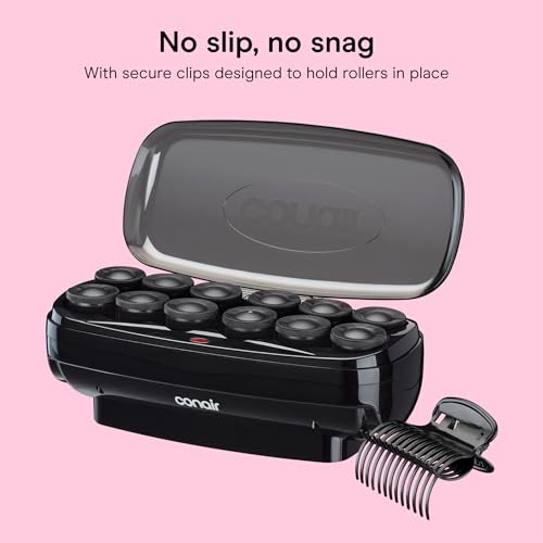 Conair Velvet Flocked Jumbo Hot Rollers Set - image 5