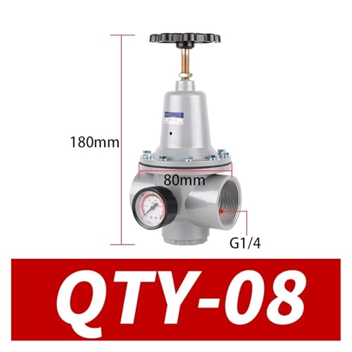 Régulateur pneumatique QTY-08 avec manomètre de précision - 2