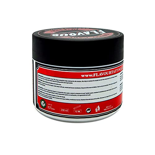 FLAVOURTATTOO - Butter für Tätowierung - Cherry - Microblading - Mikropigmentierung - 200 ml