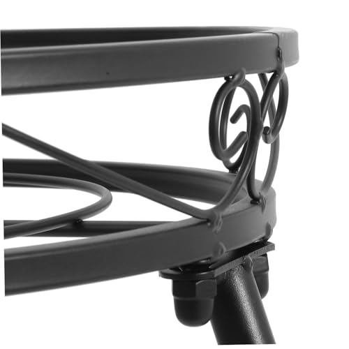 Support à plantes fer robuste à 2 étages pour décoration extérieure et intérieure - 7