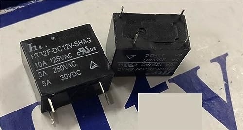Relé 32F-1A-12V-5A HT32F-DC12V-SHAG con contactos de alta resistencia