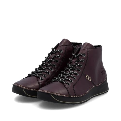 Rieker Damen Klassische Stiefeletten 71510, Frauen Stiefeletten,Booties,halbstiefel,Kurzstiefel,uebergangsschuhe,rot (30),38 EU / 5 UK