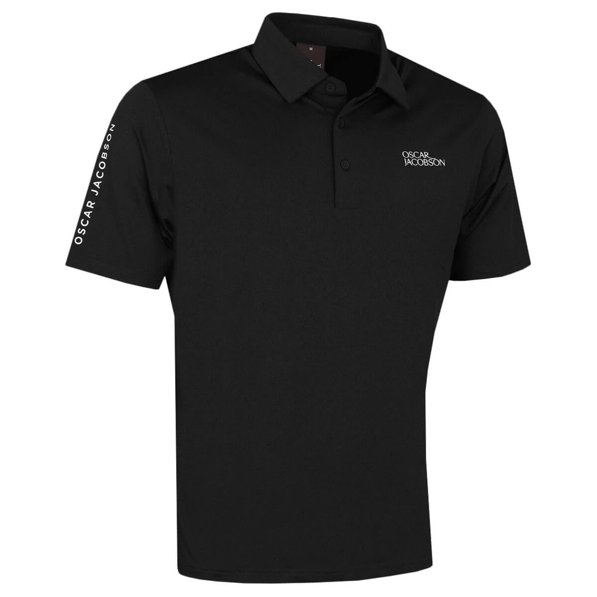 Oscar Jacobson Mens Bullock Tour Polo Shirt - Black - M